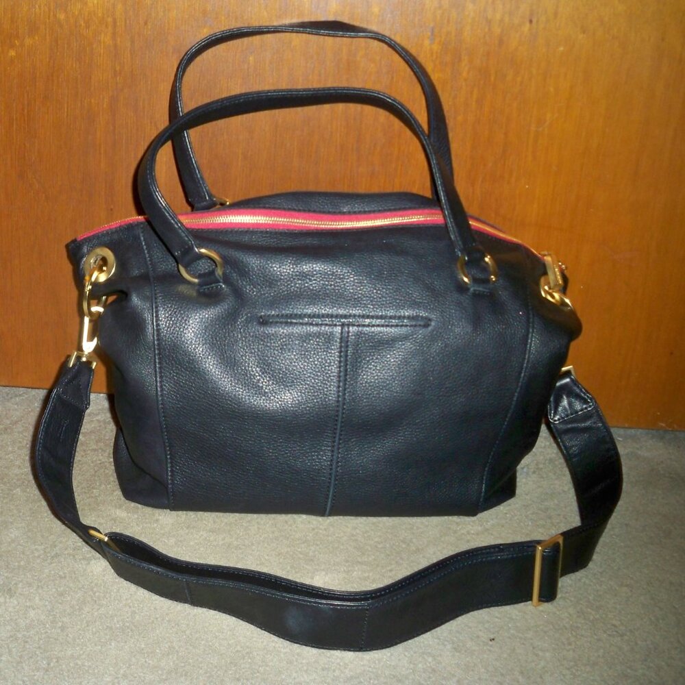 Hammitt DANIEL Large Black Pebbled Leather Tote, EUC $775!! - Picture 2 of 4